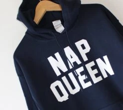 NAP QUEEN Hoodie Hooded Sweatshirt High Quality Water Based Print Soft Fleece Lined Unisex Worldwide Ship And Sizes Nap Sleep Lazy Rest -Fashion Clothing Store il fullxfull.1102556853 4gya