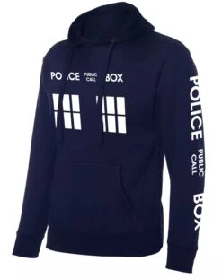 Funny Inspired Dr Who Police Public Call Box Hoodies Sweatshirt