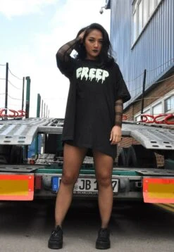 Glow In The Dark Creep Black Halloween T-Shirt -Fashion Clothing Store il fullxfull.1328232930 nqe3