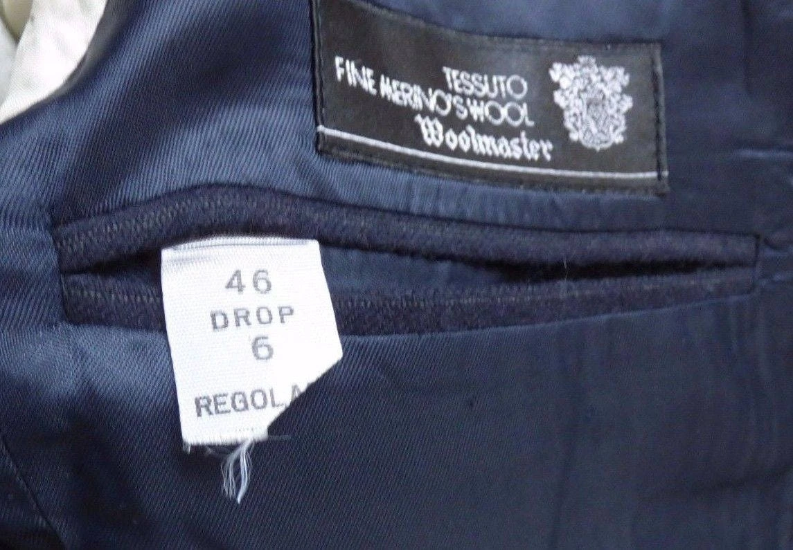 Men's Vintage ASINGHALL BlueMerino Wool Striped Blazer Suit Jacket M Pit To Pit 21.75in 55cm 10 Men's Vintage ASINGHALL BlueMerino Wool Striped Blazer Suit Jacket M Pit To Pit 21.75in 55cm - Image 10