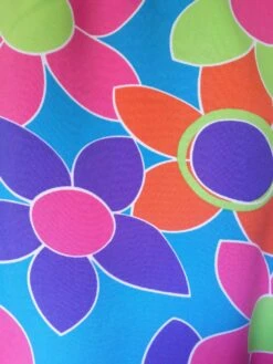 Vintage Trousers: Epic Bonkers Vintage 1970s Style Rainbow Flower Power Flared Trousers Bell Bottoms