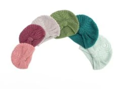 Baby Knit Turban - Crochet Baby Hat - Pink Winter Hat - Gift For Baby - Newborn Photo Shoot Hat - Baby Girls Knitted Beanie - Other Colours