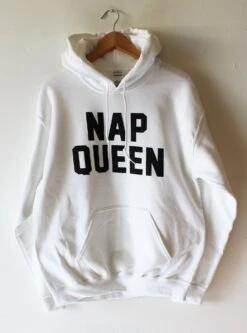 NAP QUEEN Hoodie Hooded Sweatshirt High Quality Water Based Print Soft Fleece Lined Unisex Worldwide Ship And Sizes Nap Sleep Lazy Rest -Fashion Clothing Store il fullxfull.2154767182 500r
