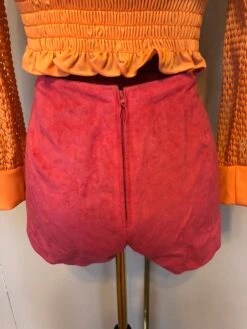 1970s Pink Velour Hot Pants Shorts Velvet Sz M Glam Rock -Fashion Clothing Store il fullxfull.2243585656 i3r4