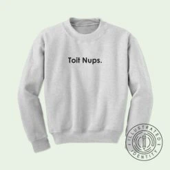 Toit Nups Unisex Fit Jumper Sweatshirt S1004