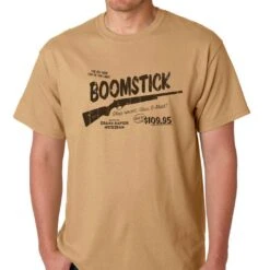 Evil Dead - BoomStick - T-shirt - Cult Film And TV Show Inspired Design - Hand Screen Printed