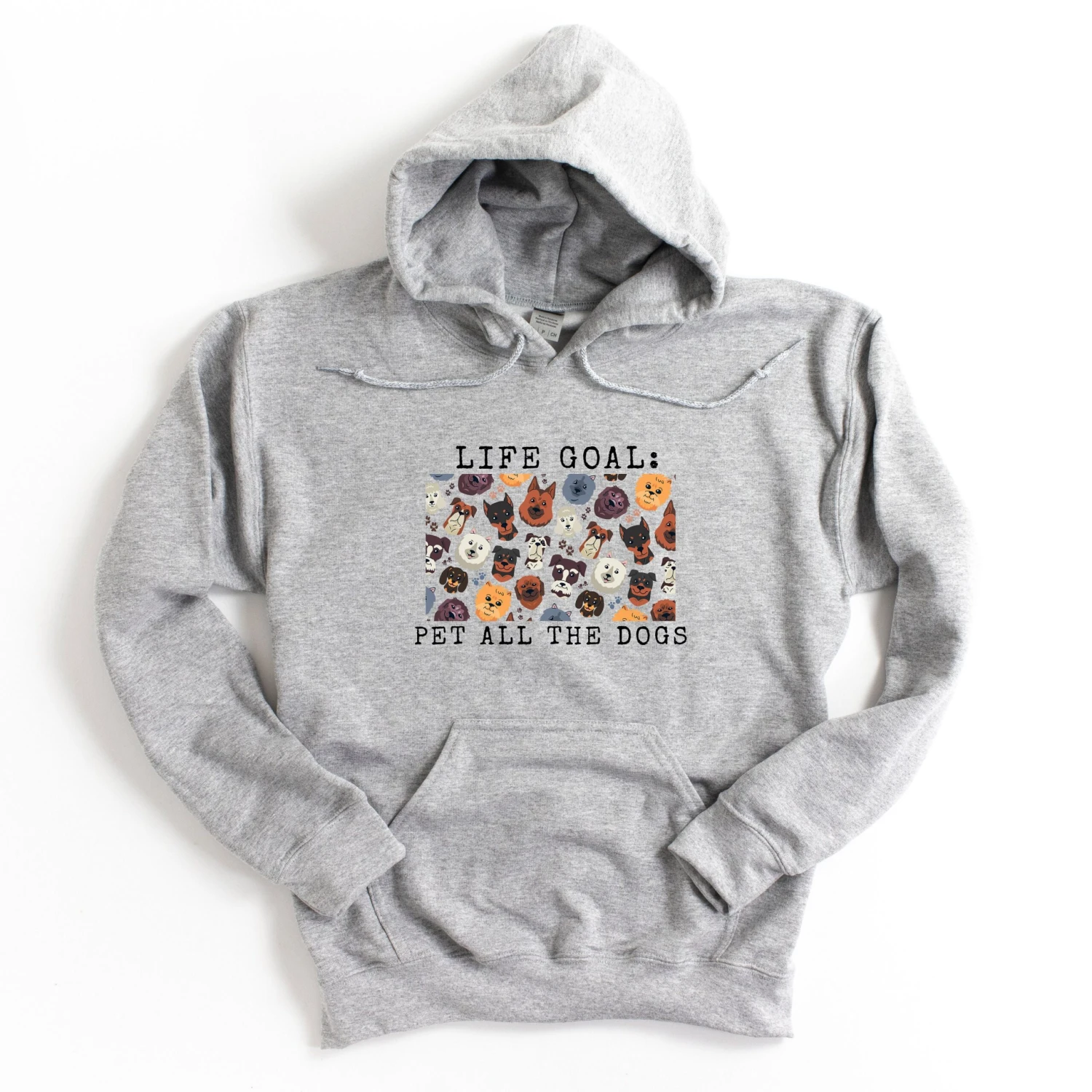 Life Goal Pet All The Dogs Hoodie - Funny Dog Hooded Sweater Top Hoody 1 Life Goal Pet All The Dogs Hoodie - Funny Dog Hooded Sweater Top Hoody