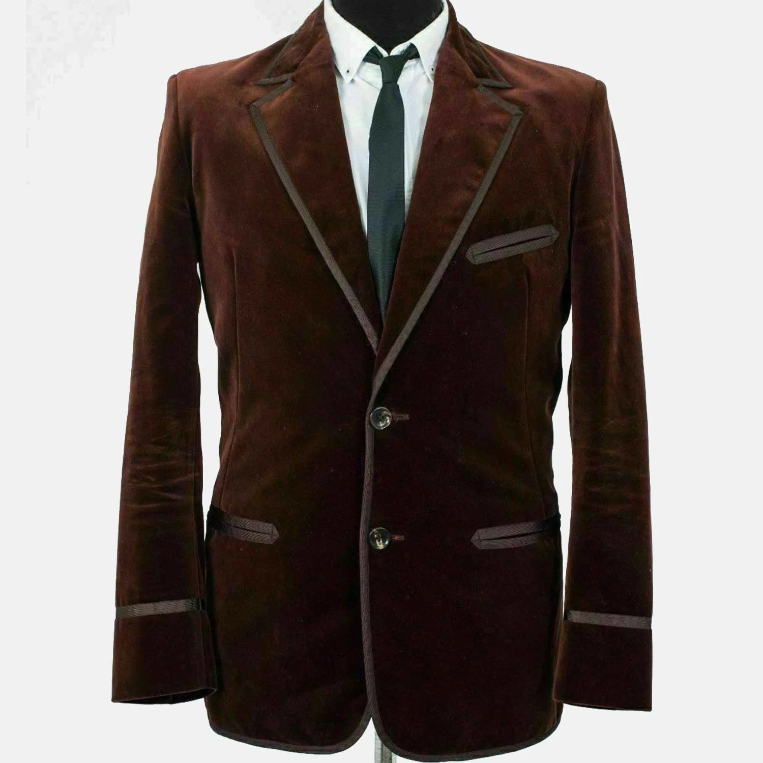 Mens Velvet Smoking Quilted Dinner Coat,Men's Velvet Smoking Coat 2 Mens Velvet Smoking Quilted Dinner Coat,Men's Velvet Smoking Coat - Image 2