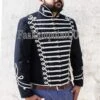 Mens Fashion Military Hussar Coat,Mens Steampunk Military Gothic Coat Style Officer Jacket