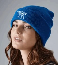 Baby Yoda Beanie Hat, Winter Hat, Woolly Hat, Wooly Hat