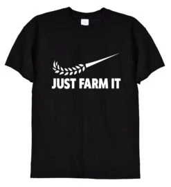Just Farm It T Shirt, Cool Farming Gift, Young Farmers Dad Life Wife Birthday Christmas Present Tshirt, Tractor Jumper Top Tee Mug, 379