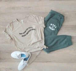 Make The Days Count - Staying Home Outfit - Homebody Joggers - Cute Jogger Outfit - Make It Count - Pigment Dyed Jogger - Cute Joggers Women