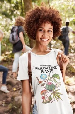 Hallucinogenic Plants Book Cover T Shirt / Mushrooms T Shirt / Lsd Acid -Fashion Clothing Store il fullxfull.2963221423 79rz