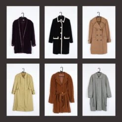 10kg Vintage Women Trench Coat Mix, Cheap Wholesale Lot Grade A Bundle