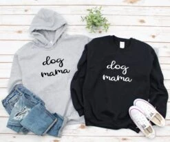 Dog Mama Sweatshirt ~ Dog Mum Jumper ~Dogs Slogan Sweater ~ Dog Mummy Top ~ Dog Mother Hoodie ~ Dog Owner Gift -Fashion Clothing Store il fullxfull.3045126807 j0sw