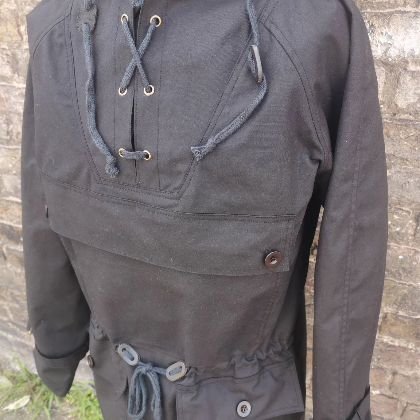 Smock, Scooter Smock, Jacket, Wax Cotton, 1960s Style, Vespa, Lambretta, Made In Italy, Waterproof, Mod 6 Smock, Scooter Smock, Jacket, Wax Cotton, 1960s Style, Vespa, Lambretta, Made In Italy, Waterproof, Mod - Image 6