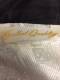 Short Robe Or Jacket Oriental Embossed Pattern In Cream Beige W/ Black Satin Trim Self Belt Side Pocket Never Worn Vintage Oriental Style 14 Short Robe Or Jacket Oriental Embossed Pattern In Cream Beige W/ Black Satin Trim Self Belt Side Pocket Never Worn Vintage Oriental Style -Fashion Clothing Store il fullxfull.3216663310 imp8