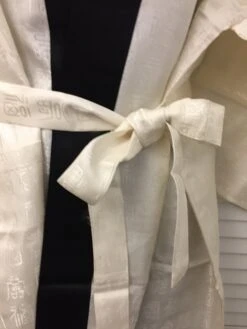 Short Robe Or Jacket Oriental Embossed Pattern In Cream Beige W/ Black Satin Trim Self Belt Side Pocket Never Worn Vintage Oriental Style 18 Short Robe Or Jacket Oriental Embossed Pattern In Cream Beige W/ Black Satin Trim Self Belt Side Pocket Never Worn Vintage Oriental Style -Fashion Clothing Store il fullxfull.3216663566 8e79