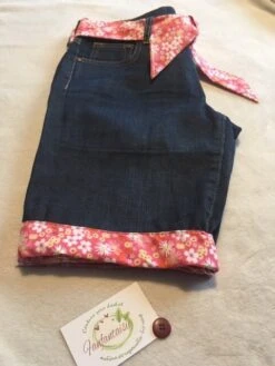 100% Recuperated Jean Shorts Sophie -Fashion Clothing Store il fullxfull.3322008452 jhru