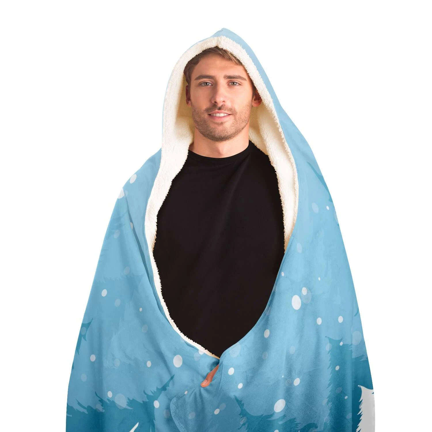 Christmas Trees Blanket Hoodie - Winter Gift For Christmas, Cozy Blanket For Friends And Family, Christmas Movie Watching Blanket Soft 9 Christmas Trees Blanket Hoodie - Winter Gift For Christmas, Cozy Blanket For Friends And Family, Christmas Movie Watching Blanket Soft - Image 9