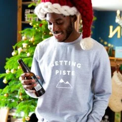 Funny Skiing Sweatshirt Jumper 'Getting Piste' Unisex Design -Fashion Clothing Store il fullxfull.3454422595 2tp3