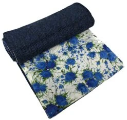 Harris Tweed Baker Boy Hat And Matching Lined Scarf Set In Navy & Black Herringbone -Fashion Clothing Store il fullxfull.3532108958 se1p