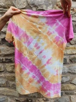 Tiedye Graphic Logo Sports Tshirt Tiedye Orange And Pink Unisex Size Small 10 Tiedye Graphic Logo Sports Tshirt Tiedye Orange And Pink Unisex Size Small -Fashion Clothing Store il fullxfull.3570869883 d13m