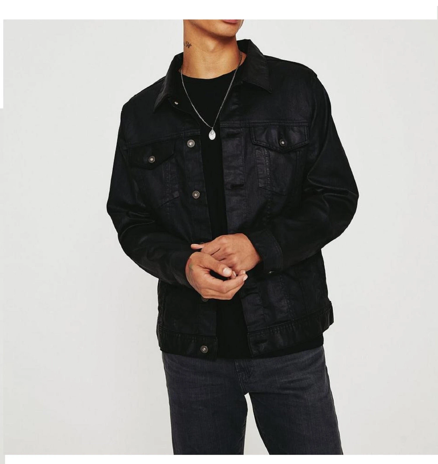 Men's Leather Trucker JacketDenim Jacketstyle Soft Sheep Leather High Quality Leather Biker Jacket Rider Jacket Light Weight Jacket 1 Men's Leather Trucker JacketDenim Jacketstyle Soft Sheep Leather High Quality Leather Biker Jacket Rider Jacket Light Weight Jacket