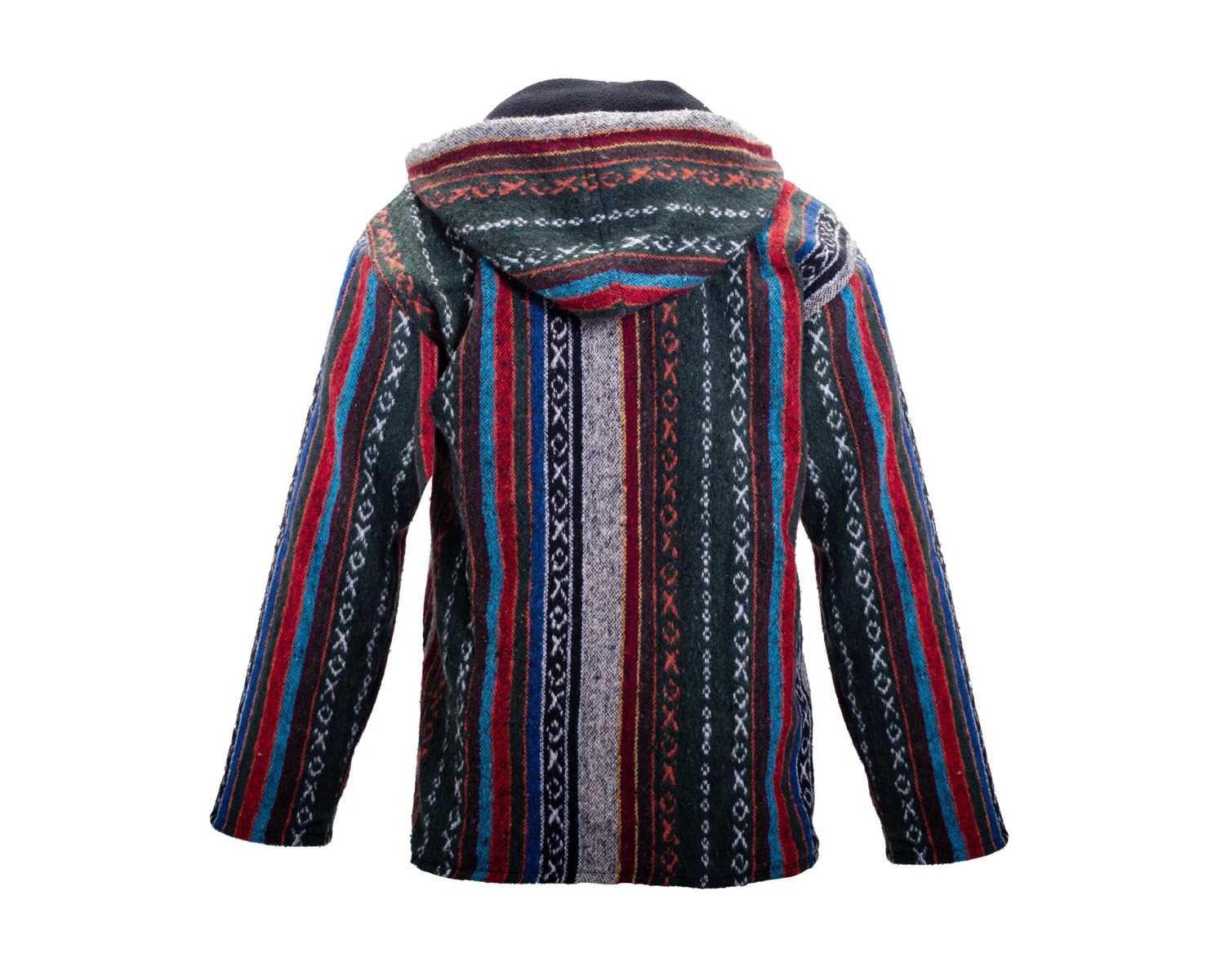 Cotton Hippie Jacket - Hand Made In Nepal - Traditional Nepalese Fabric - Warm And Unique Jacket- Heavy Cotton Jacket 2 Cotton Hippie Jacket - Hand Made In Nepal - Traditional Nepalese Fabric - Warm And Unique Jacket- Heavy Cotton Jacket - Image 2