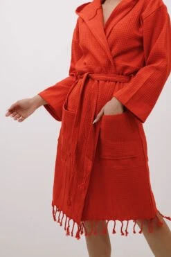 Personalised Hooded Waffle Dressing Gown, Unisex Adult Soft Bath Robe, Personalized Anniversary Gift, Couple's Robes, Kimono Robe -Fashion Clothing Store il fullxfull.3702329426 c4w8