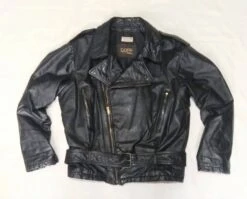 Superb Vintage TOFF LONDON Motorcycle Leather Bike Jacket - 40 - Cafe Racer - Very Cool - VGC