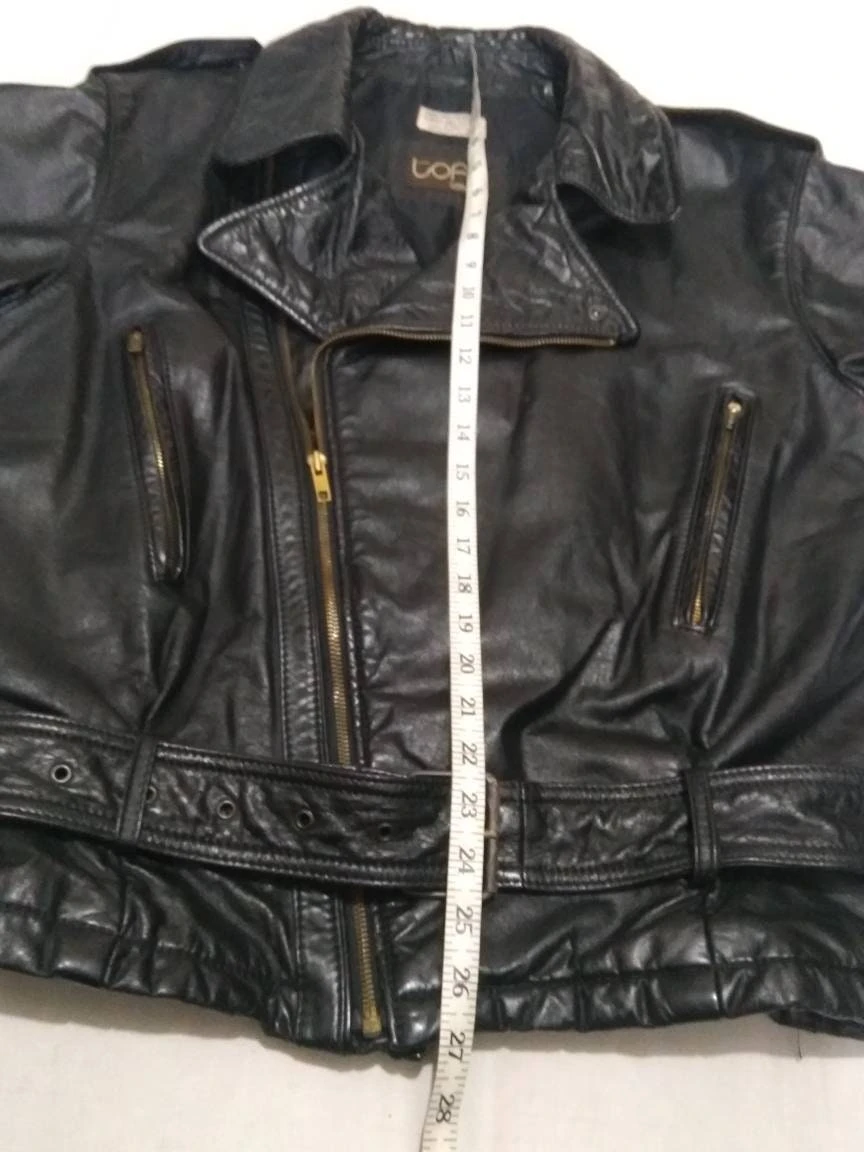 Superb Vintage TOFF LONDON Motorcycle Leather Bike Jacket - 40 - Cafe Racer - Very Cool - VGC 3 Superb Vintage TOFF LONDON Motorcycle Leather Bike Jacket - 40 - Cafe Racer - Very Cool - VGC - Image 3