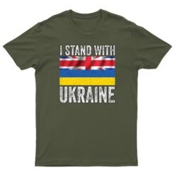 Ukraine Flag TShirt Ukraine And England Brothers Love Peace Mens T-Sirt #EG -Fashion Clothing Store il fullxfull.3740769794 85d7
