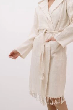 Personalised Hooded Waffle Dressing Gown, Unisex Adult Soft Bath Robe, Personalized Anniversary Gift, Couple's Robes, Kimono Robe -Fashion Clothing Store il fullxfull.3749912343 awkr