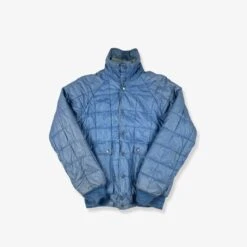 Fashion Clothing Store 6 Vintage 70's Sutton Place Puffer Coat Blue Medium