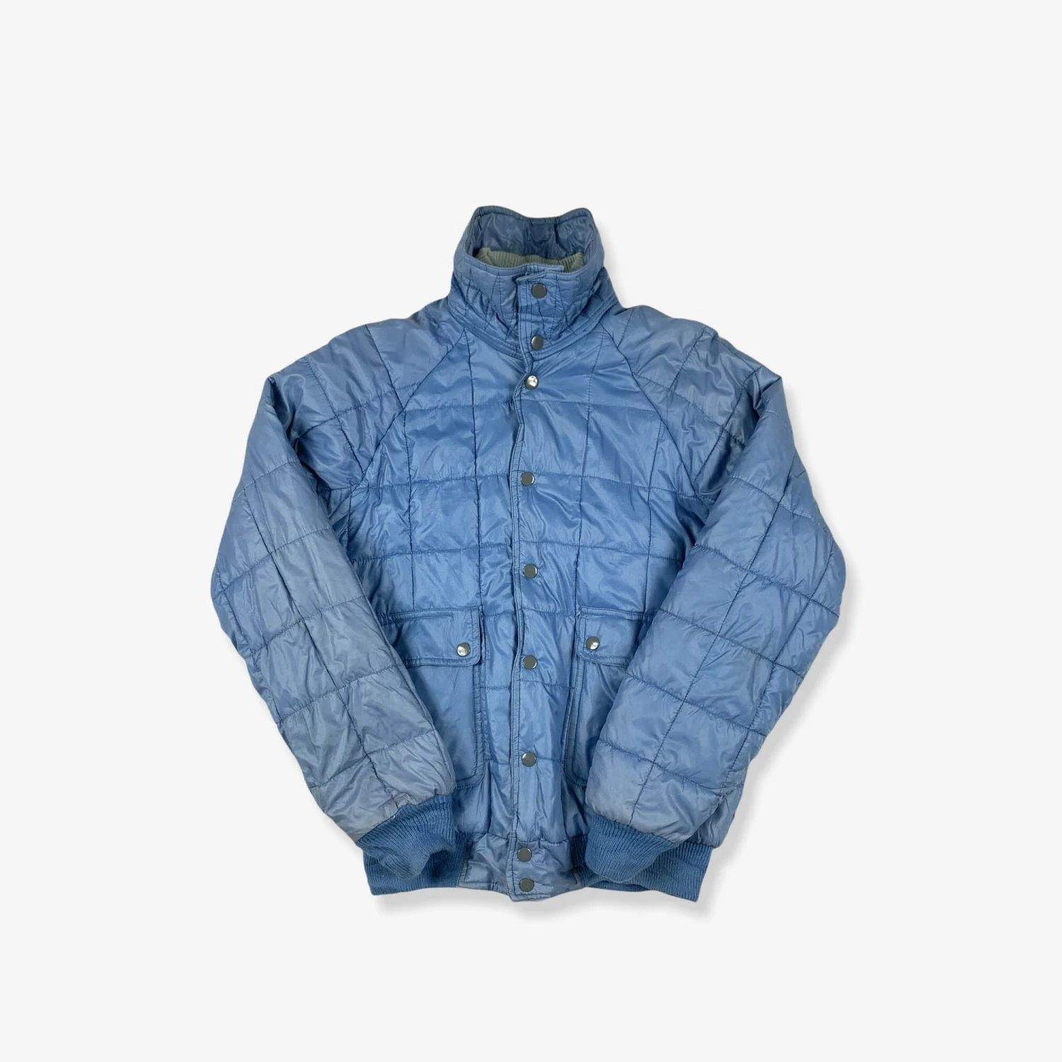 Vintage 70's Sutton Place Puffer Coat Blue Medium 1 Vintage 70's Sutton Place Puffer Coat Blue Medium