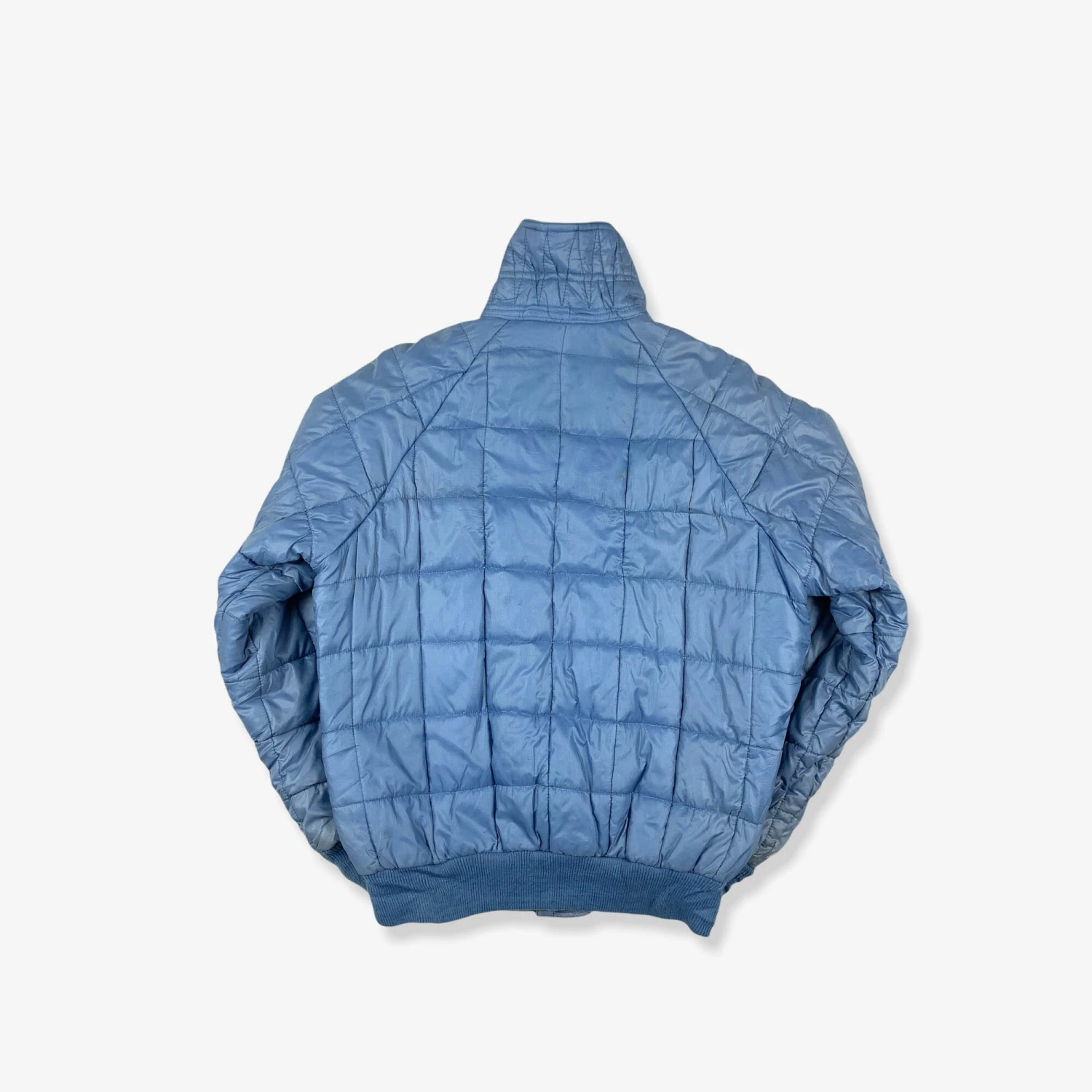 Vintage 70's Sutton Place Puffer Coat Blue Medium 2 Vintage 70's Sutton Place Puffer Coat Blue Medium - Image 2