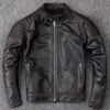 Leather Jacket Men, Biker Vintage Leather Jacket For Him, Genuine Leather Jacket For Men's, Racing Leather Jacket, Groomsmen Proposal Gifts