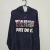 Nike Black 80's 90's Vintage Authentic Jacket Hoodie XL B31