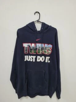 Nike Black 80's 90's Vintage Authentic Jacket Hoodie XL B31
