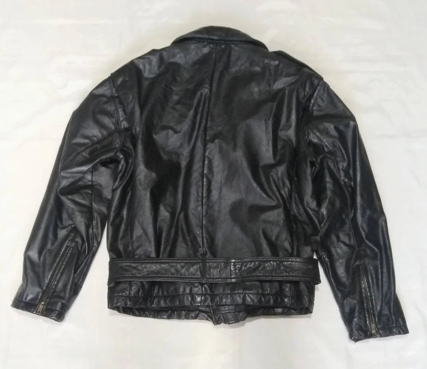Superb Vintage TOFF LONDON Motorcycle Leather Bike Jacket - 40 - Cafe Racer - Very Cool - VGC 7 Superb Vintage TOFF LONDON Motorcycle Leather Bike Jacket - 40 - Cafe Racer - Very Cool - VGC - Image 7