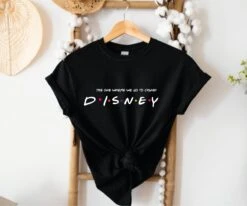 Ladies The One Where We Go To Disney T-shirt - Womens Girls Friends Disneyland Holiday Gift Top Birthday Christmas Gift Top