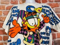 Insane 1995 Garfield All Over Print Freeze Shirt - Fits 2XL - Oversized Single Stitch Hip Hop Grunge Aop Vintage 90s Tee -Fashion Clothing Store il fullxfull.3797899808 1myc