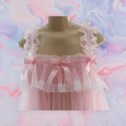Baby Doll Dress Sissy Baby Nylon Chiffon & Lots Of Lace -Fashion Clothing Store il fullxfull.3804407581 k441