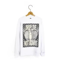 Men's / Women's 'Drop Love Not Bombs' Anti-War Sweatshirt