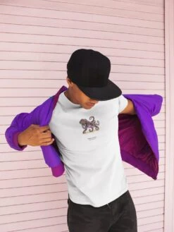 Men's Octopus Alt T-Shirt - Common Octopus Sealife Painting Shirt - Alternative Egirl Clothing - Cottagecore Top - Goblincore Organic Tee -Fashion Clothing Store il fullxfull.3895877470 lnv4