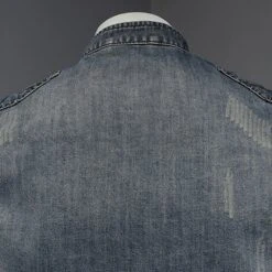 Men's Denim Biker Vest. Black Tee Not Included. Street Wear, Punk, Urban Style, Emo, Skater, Surfer, Biker, Rocker. -Fashion Clothing Store il fullxfull.3967230595 sq7p