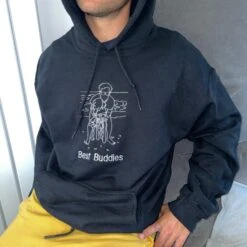 Embroidered Photo Outline Hoodie, Portrait Tshirt Sweatshirt, Fathers Day Sentimental Gift, Sweatshirt For Dad, Personalised Gift For Dad -Fashion Clothing Store il fullxfull.3975431669 5mw8