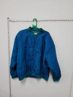 80's 90's Vintage Crazy Pattern Shell Windbreaker Tracktop Jacket XXL S647