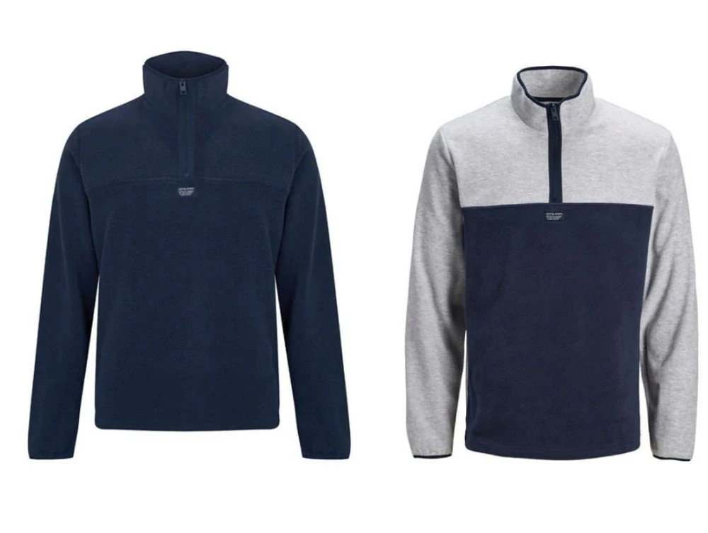 Mens Fleece By Jack And Jones Comfortable Stylish Quarter Zip Size 2XL= Chest 50/52 Aprox 1 Mens Fleece By Jack And Jones Comfortable Stylish Quarter Zip Size 2XL= Chest 50/52 Aprox
